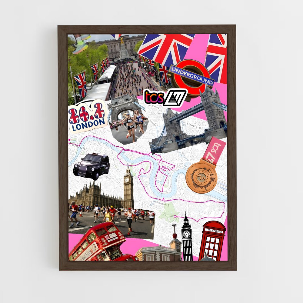 Poster Londres en Fête – affiche Athlétisme (vue 5)